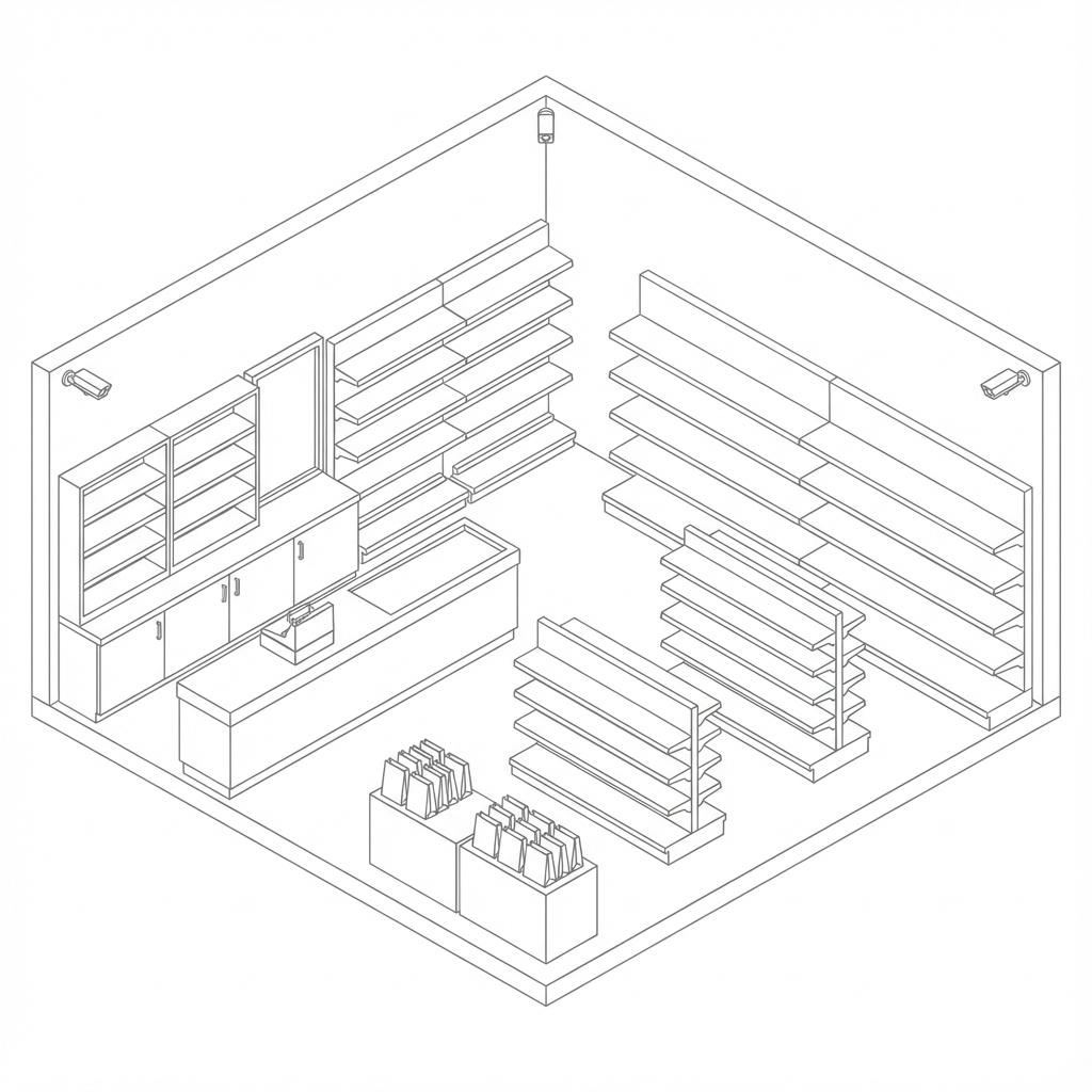 Retail Store Wireframe